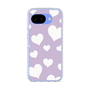 スリムプロテクションケース［ Dot Hearts - Purple ］
