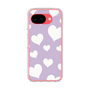 スリムプロテクションケース［ Dot Hearts - Purple ］