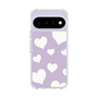 スリムプロテクションケース［ Dot Hearts - Purple ］