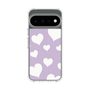 スリムプロテクションケース［ Dot Hearts - Purple ］