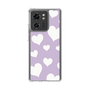 スリムプロテクションケース［ Dot Hearts - Purple ］