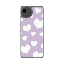 スリムプロテクションケース［ Dot Hearts - Purple ］