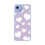 スリムプロテクションケース［ Dot Hearts - Purple ］