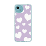 スリムプロテクションケース［ Dot Hearts - Purple ］