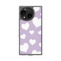 スリムプロテクションケース［ Dot Hearts - Purple ］