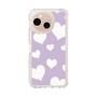 スリムプロテクションケース［ Dot Hearts - Purple ］
