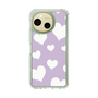 スリムプロテクションケース［ Dot Hearts - Purple ］