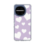 スリムプロテクションケース［ Dot Hearts - Purple ］