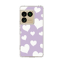 スリムプロテクションケース［ Dot Hearts - Purple ］