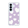 スリムプロテクションケース［ Dot Hearts - Purple ］