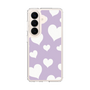 スリムプロテクションケース［ Dot Hearts - Purple ］