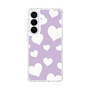 スリムプロテクションケース［ Dot Hearts - Purple ］