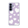 スリムプロテクションケース［ Dot Hearts - Purple ］