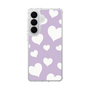 スリムプロテクションケース［ Dot Hearts - Purple ］