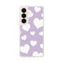 スリムプロテクションケース［ Dot Hearts - Purple ］