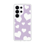 スリムプロテクションケース［ Dot Hearts - Purple ］
