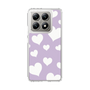 スリムプロテクションケース［ Dot Hearts - Purple ］