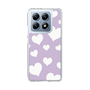 スリムプロテクションケース［ Dot Hearts - Purple ］