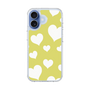 スリムプロテクションケース［ Dot Hearts - Yellow ］