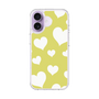 スリムプロテクションケース［ Dot Hearts - Yellow ］