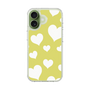 スリムプロテクションケース［ Dot Hearts - Yellow ］