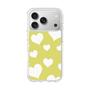 スリムプロテクションケース［ Dot Hearts - Yellow ］