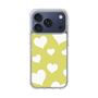 スリムプロテクションケース［ Dot Hearts - Yellow ］