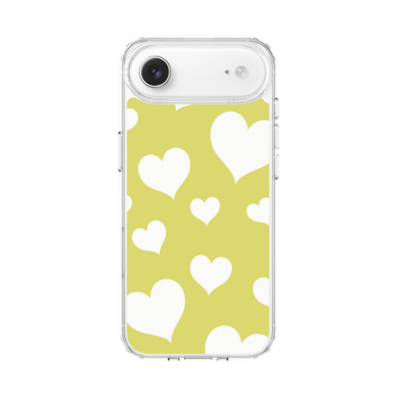 スリムプロテクションケース［ Dot Hearts - Yellow ］