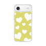 スリムプロテクションケース［ Dot Hearts - Yellow ］