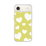 スリムプロテクションケース［ Dot Hearts - Yellow ］