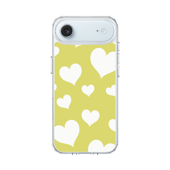 スリムプロテクションケース［ Dot Hearts - Yellow ］