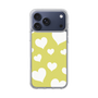 スリムプロテクションケース［ Dot Hearts - Yellow ］