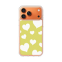 スリムプロテクションケース［ Dot Hearts - Yellow ］