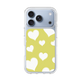スリムプロテクションケース［ Dot Hearts - Yellow ］