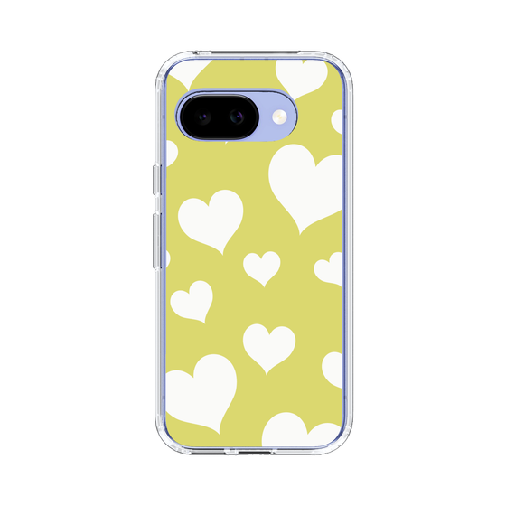 スリムプロテクションケース［ Dot Hearts - Yellow ］