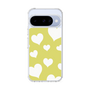 スリムプロテクションケース［ Dot Hearts - Yellow ］