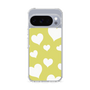スリムプロテクションケース［ Dot Hearts - Yellow ］