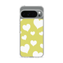 スリムプロテクションケース［ Dot Hearts - Yellow ］