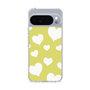 スリムプロテクションケース［ Dot Hearts - Yellow ］