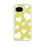 スリムプロテクションケース［ Dot Hearts - Yellow ］