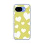 スリムプロテクションケース［ Dot Hearts - Yellow ］