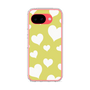 スリムプロテクションケース［ Dot Hearts - Yellow ］