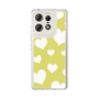 スリムプロテクションケース［ Dot Hearts - Yellow ］