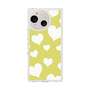 スリムプロテクションケース［ Dot Hearts - Yellow ］
