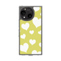スリムプロテクションケース［ Dot Hearts - Yellow ］