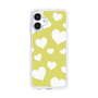 スリムプロテクションケース［ Dot Hearts - Yellow ］