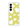 スリムプロテクションケース［ Dot Hearts - Yellow ］