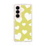 スリムプロテクションケース［ Dot Hearts - Yellow ］