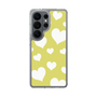 スリムプロテクションケース［ Dot Hearts - Yellow ］