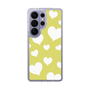 スリムプロテクションケース［ Dot Hearts - Yellow ］